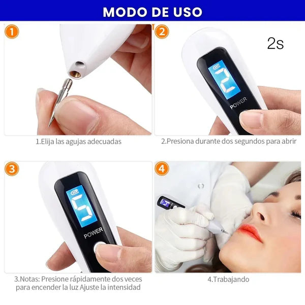 Elimina imperfecciones al instante con la Pluma Laser